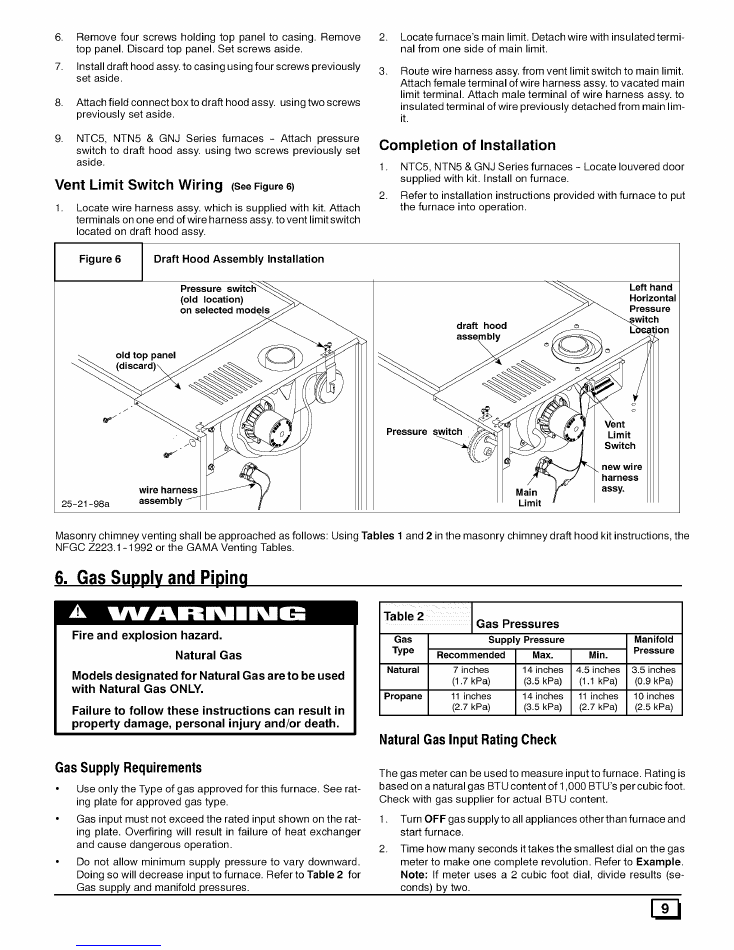 ICP NTC5/GNJ Series Installation Instructions Manual - User Manual ...